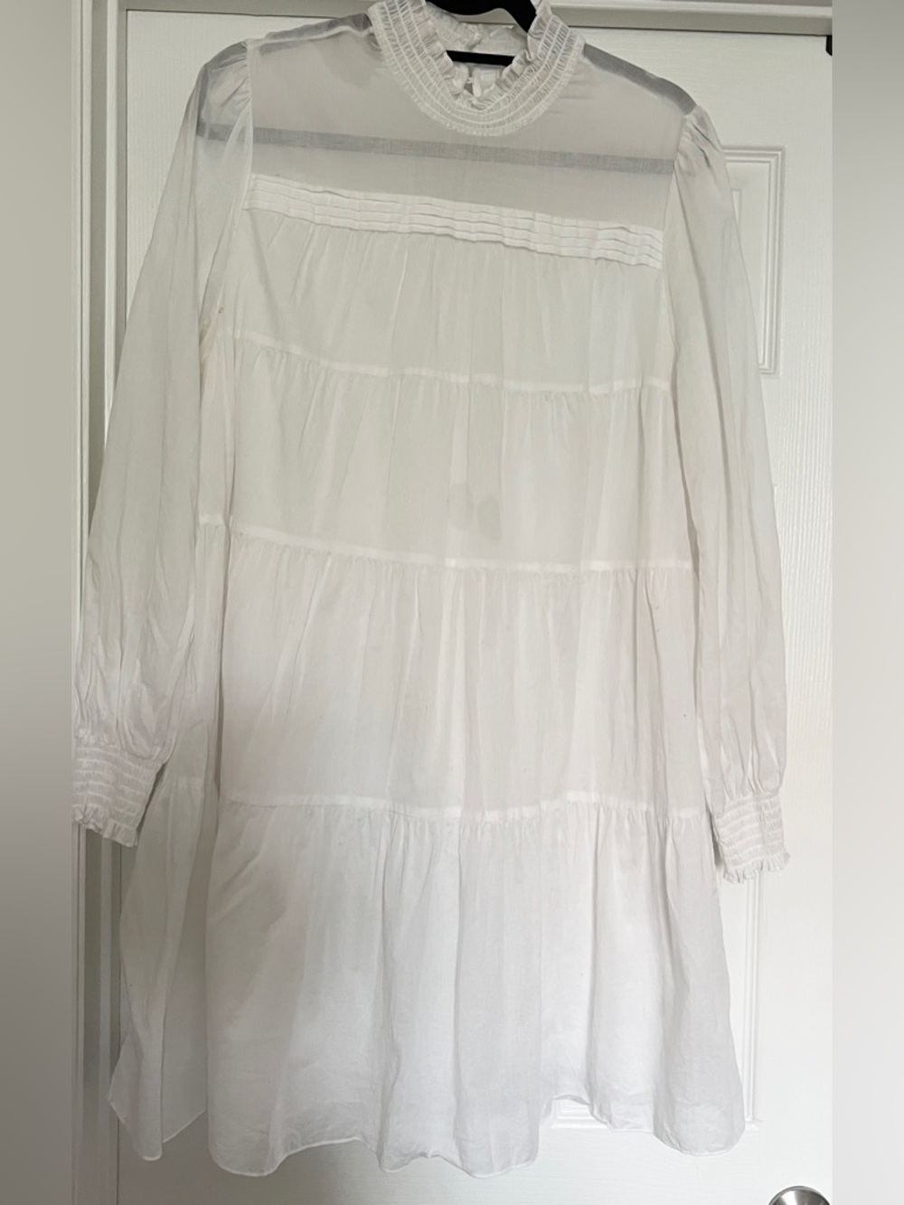 Michael Kors Smocked Tiered Dress Sz - XL